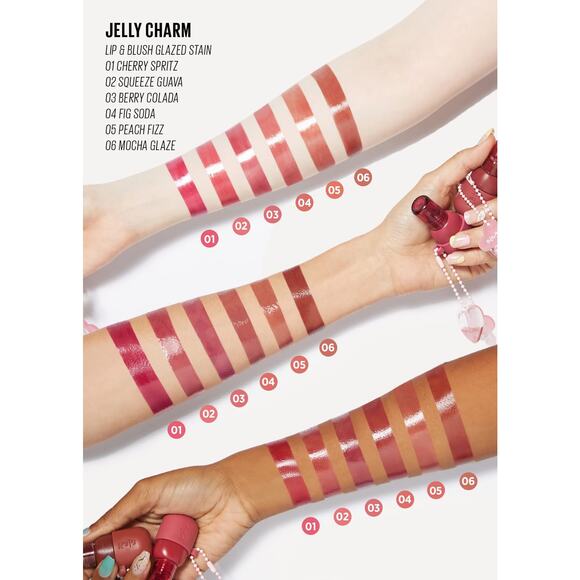 Kaja Jelly Charm Lip & Cheek Stain – Hydrating, Color - 0.17oz - Peach Fizz - Picture 9 of 9